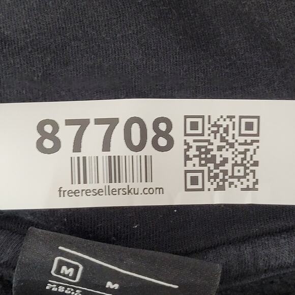 NIKE Swoosh Hoodie Medium 23x25 Baggy Faded Black AOP - Picture 6 of 16